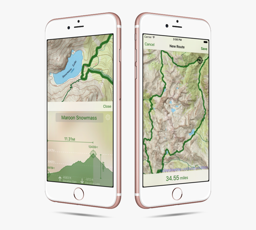 115 Topo Maps App, HD Png Download