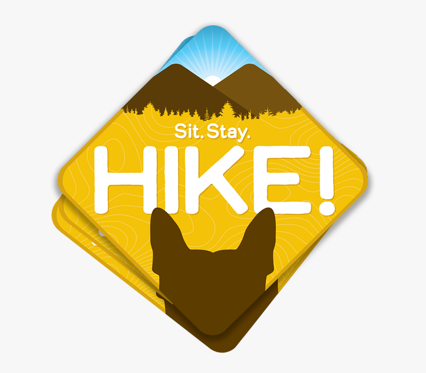 Hiking With Dogs Sticker By Mike Hosier - Traffic Sign, HD Png Download