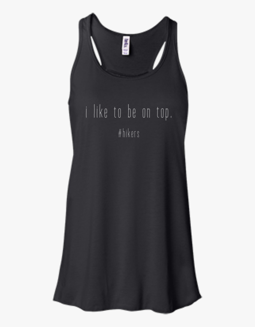 Bella Canvas Flowy Tank Black, HD Png Download