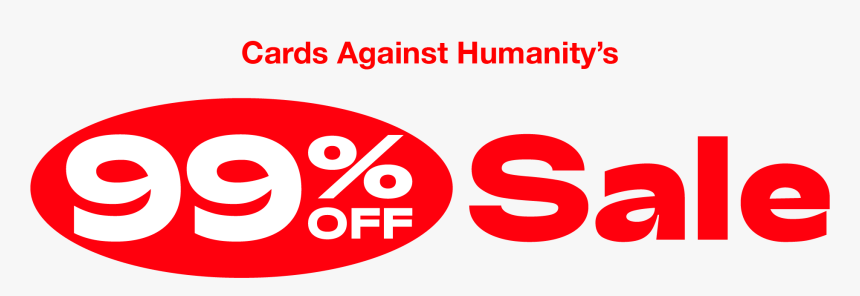 Cards Against Humanity 99% Sale Logo - Circle, HD Png Download