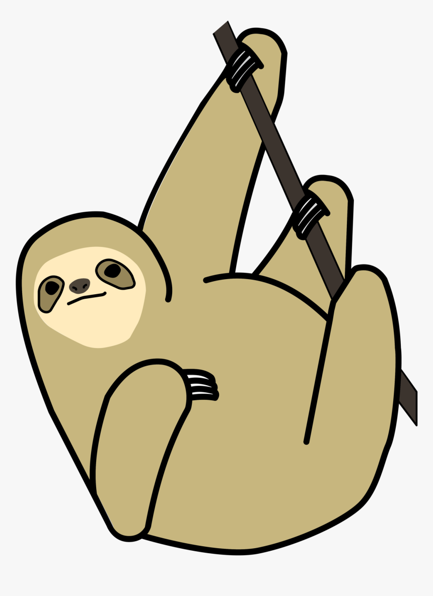 Baby Sloth Png - Clipart Sloth Transparent Background, Png Download