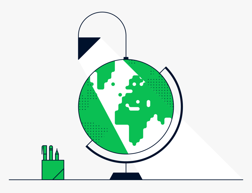 Illustration Of Globe - Circle, HD Png Download