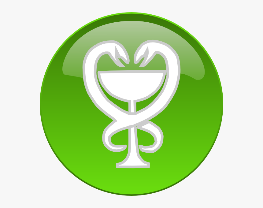 Medicine Cup Rx Snakes Button Svg Clip Arts, HD Png Download