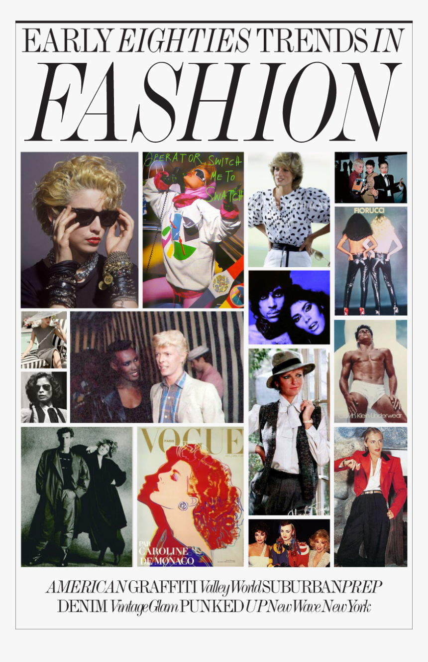 Early80sfashiontrends-1, HD Png Download