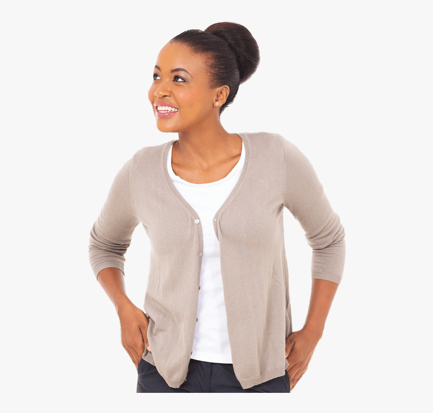 Smiling Young Woman - Girl, HD Png Download