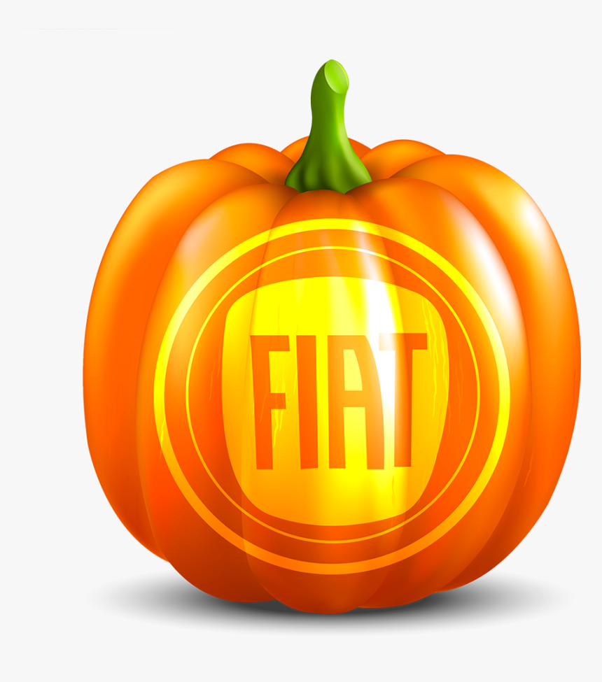 Fiat Pumpkin Template Scorpion Fiat Pumpkin Template - Fiat Halloween, HD Png Download