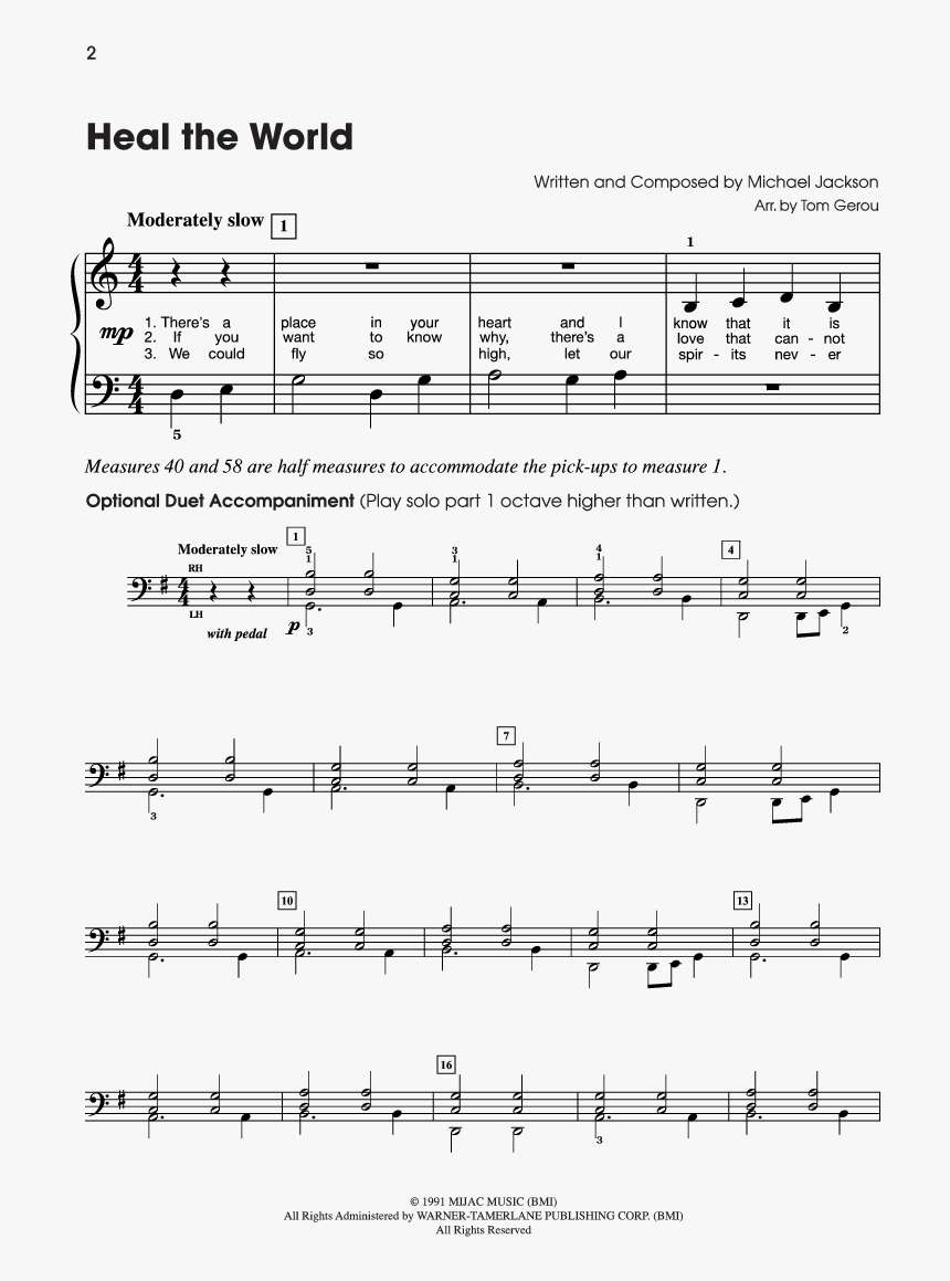 Product Thumbnail - Heal The World Notes, HD Png Download