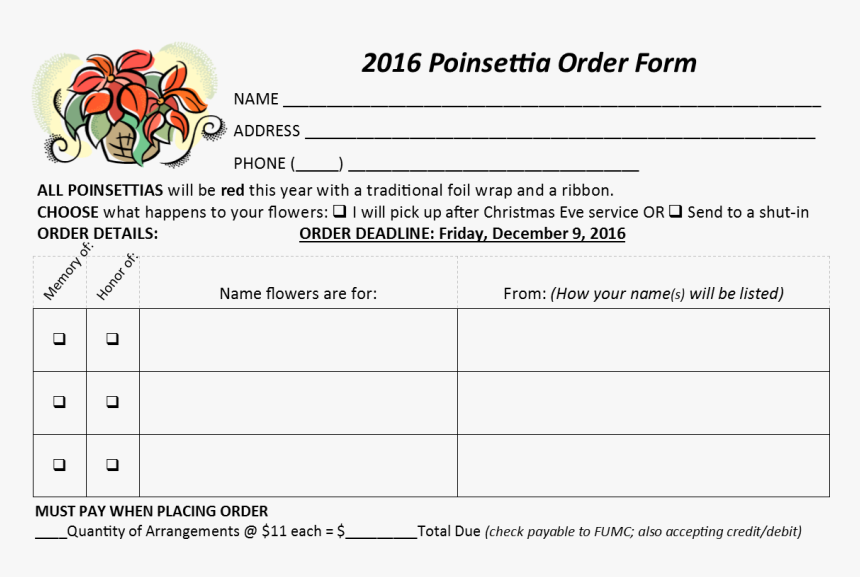 Poinsettia Clipart, HD Png Download