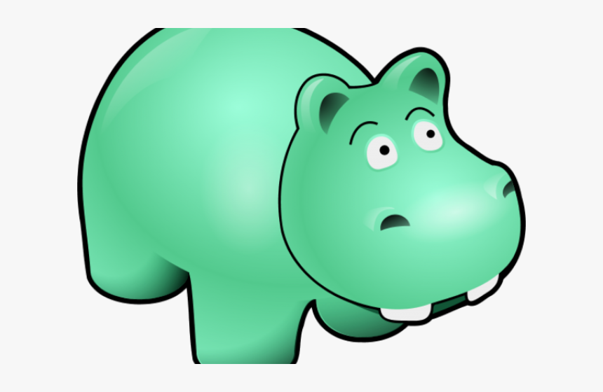 Hippopotamus Clipart Transparent - Hippo Pot A Mess, HD Png Download