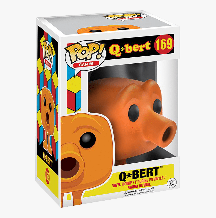 Funko Pop Games Qbert Qbert - Funko Pop Q Bert, HD Png Download