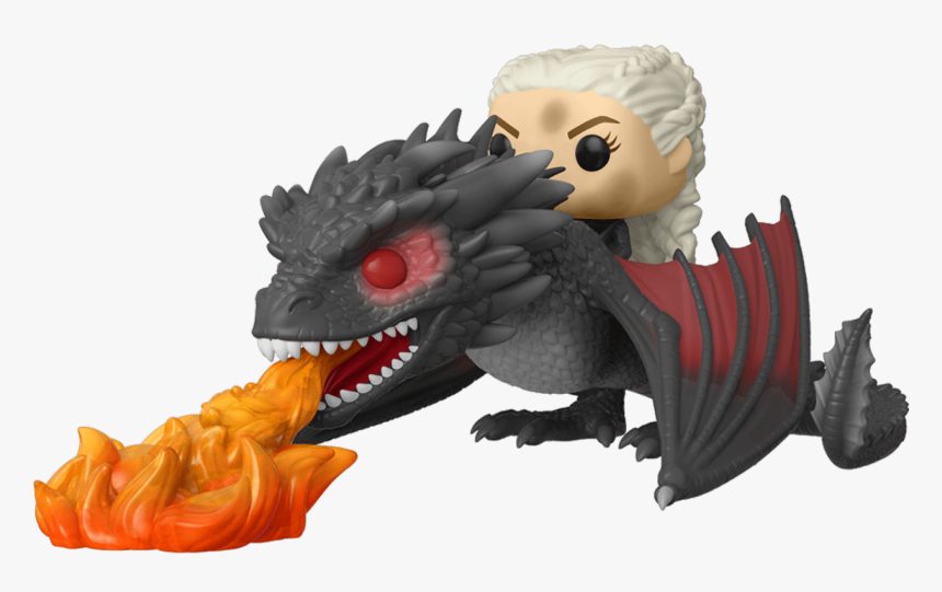 Daenerys On Fiery Drogon Pop, HD Png Download