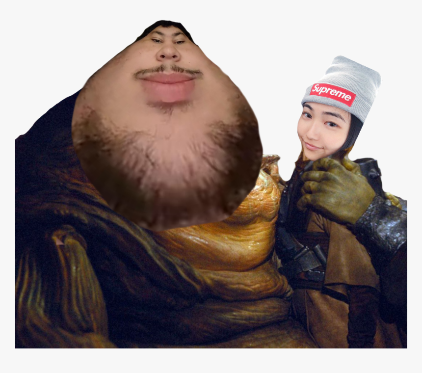 Jabba Leia , Png Download - Jabba The Hutt Holding Leia, Transparent Png