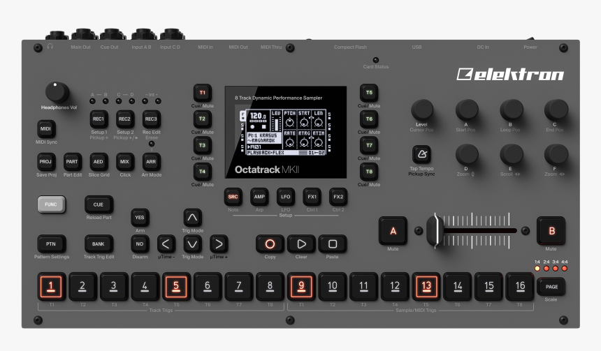 Elektron Octatrack, HD Png Download