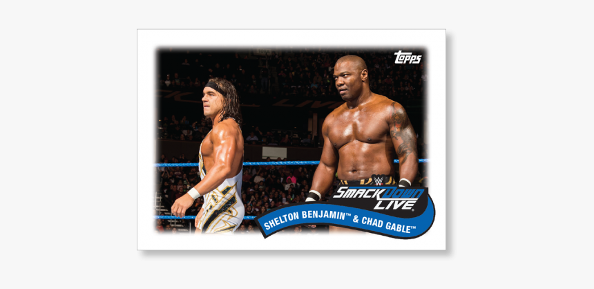 2018 Topps Wwe Heritage Shelton Benjamin & Chad Gable - Tag Team, HD Png Download