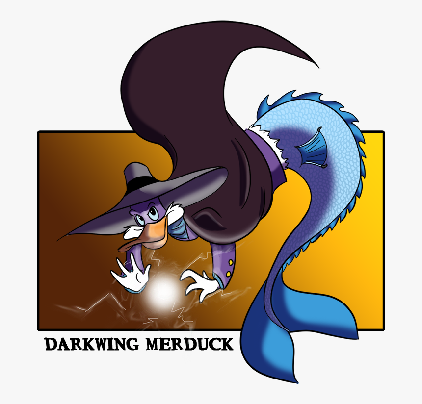 Mer Darkwing Character Card - Cartoon, HD Png Download