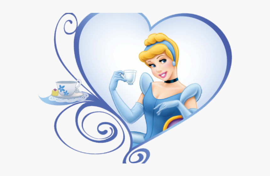 Cinderella Pics In Heart, HD Png Download