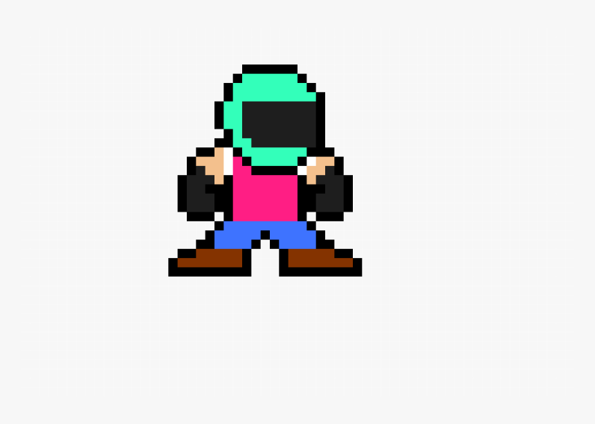Some 8 Bit Art I Made - Mega Man On 2d, HD Png Download