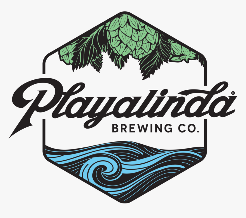 Main Logo New Separated Colors - Playalinda Brewing Key Lime Slice, HD Png Download