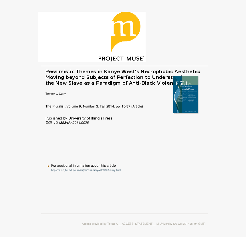 Project Muse, HD Png Download