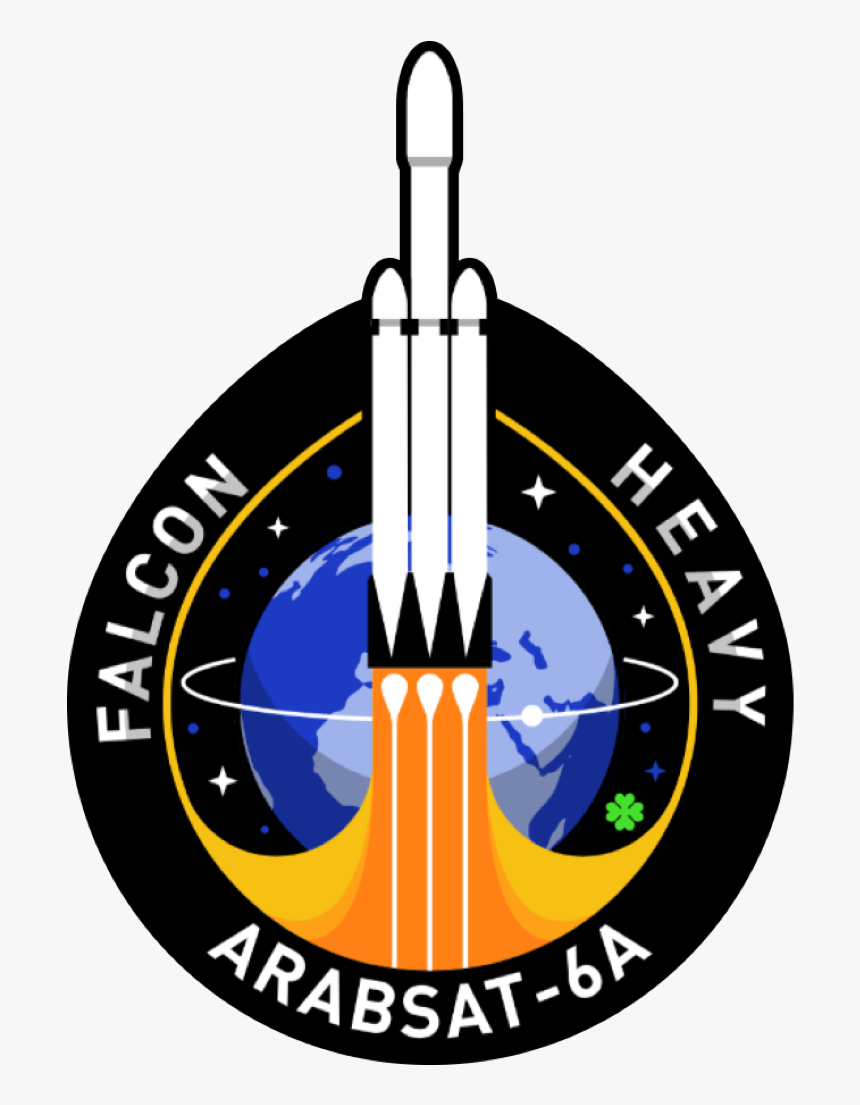 Arabsat 6a Mission Patch, HD Png Download