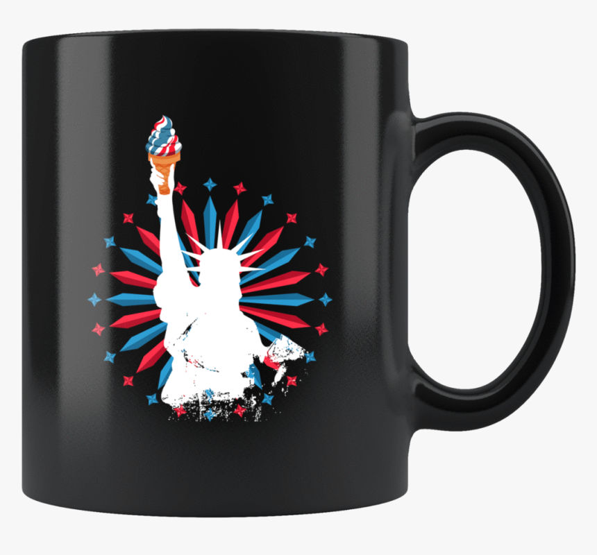 Statue Of Liberty Ice Cream Cone Torch Mug - Beat People With A Stick Png, Transparent Png