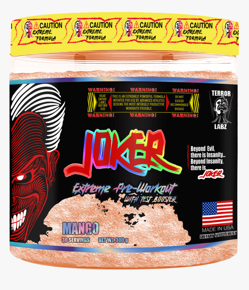 Terror Labz Joker Pre Workout, HD Png Download