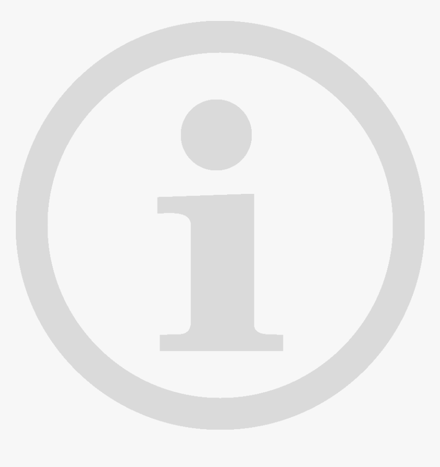 Info Icon Png, Transparent Png