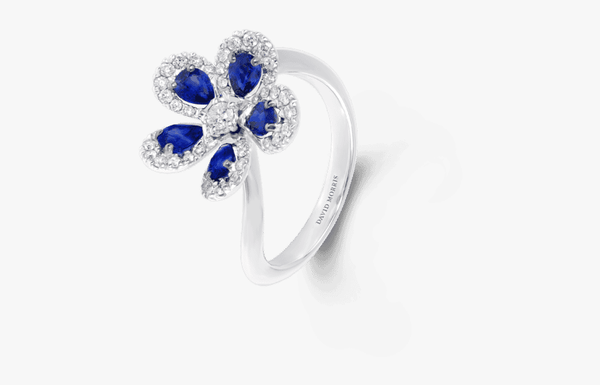 Miss Daisy Blue Sapphire Ring - Engagement Ring, HD Png Download