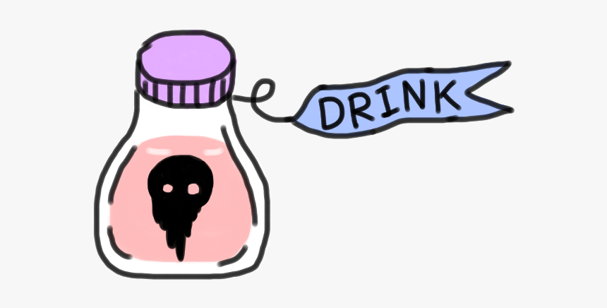 #drink #drinkme #poison #foryou #aliceinwonderland, HD Png Download
