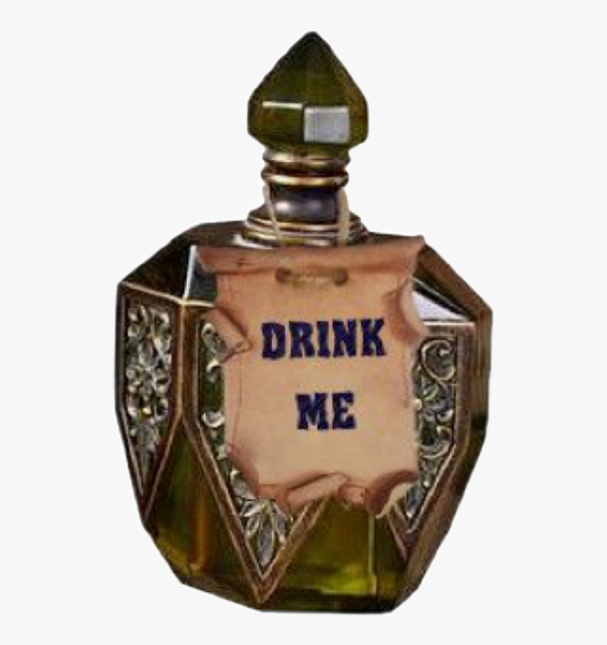 #drink #me #freetoedit - Glass Bottle, HD Png Download