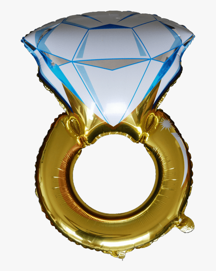 Diamond Balloon Instaballoons - Engagement Ring Balloon Png, Transparent Png