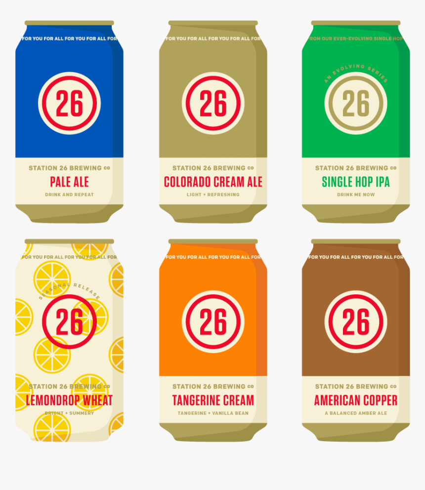 Station26 Cans, HD Png Download