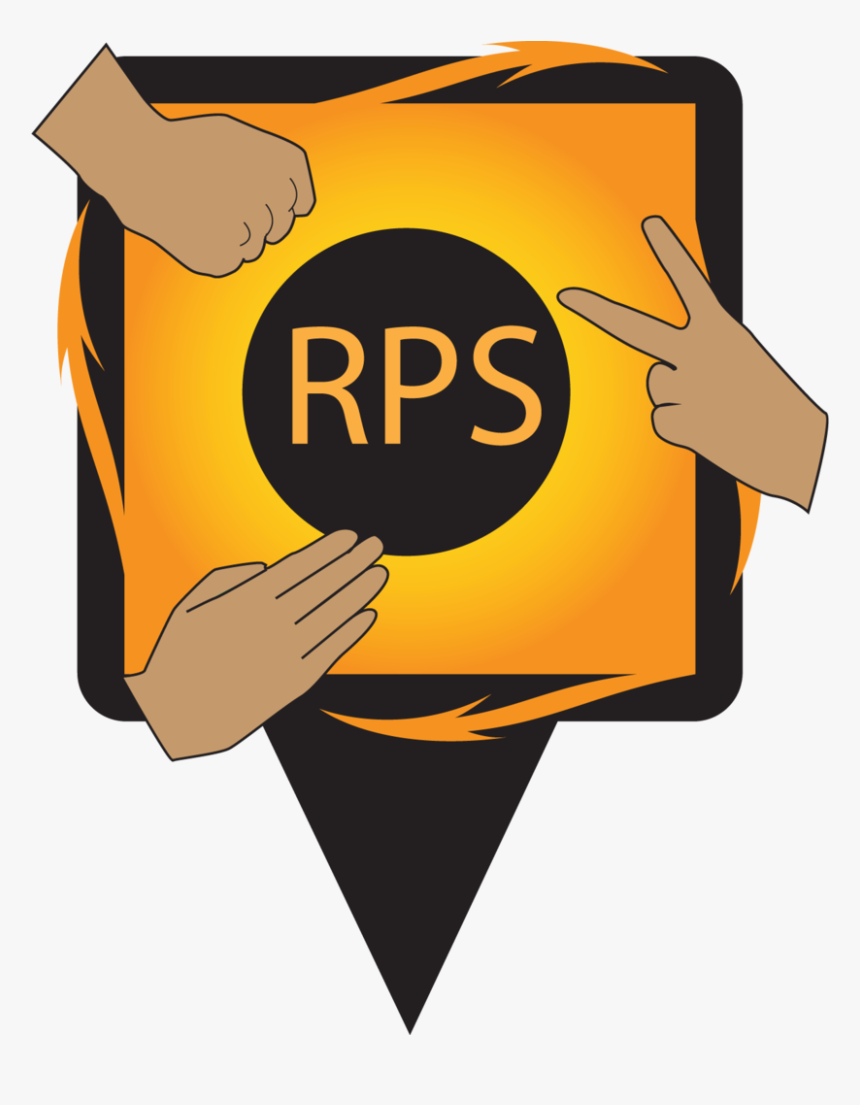 Rock Paper Scissors Munzee - Traffic Sign, HD Png Download