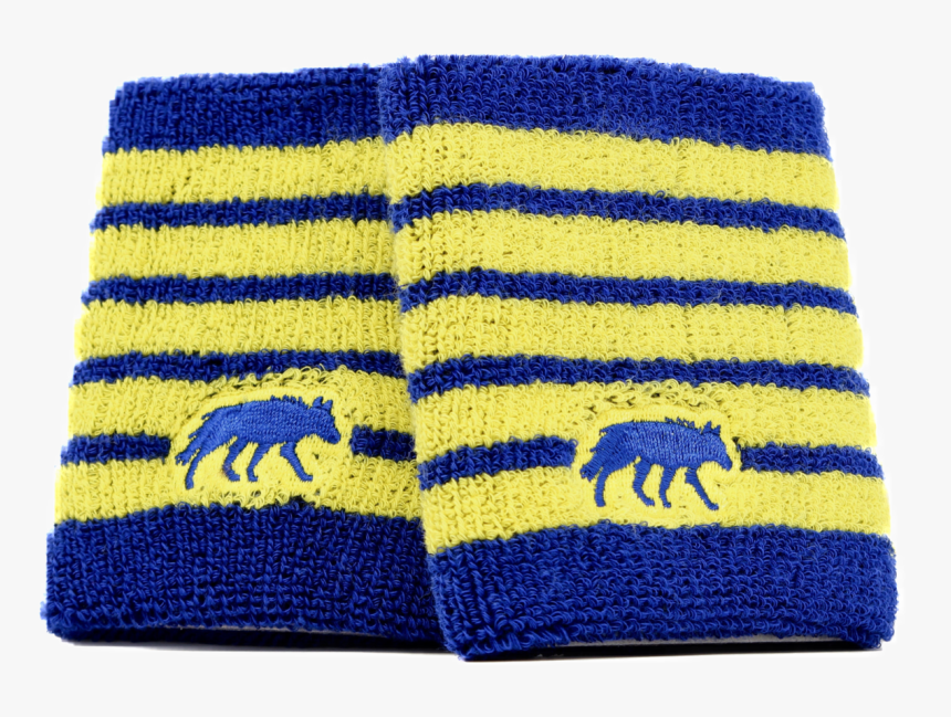 Wolf Striped Wristband Blue/yellow 2 Pack - Wool, HD Png Download
