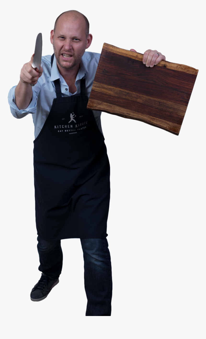 Casey With Chopping Block And Knife - Hardwood, HD Png Download