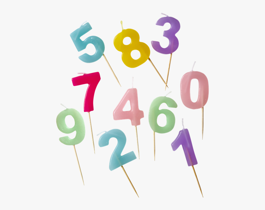 Numbers Candles 1 Png Transparent, Png Download