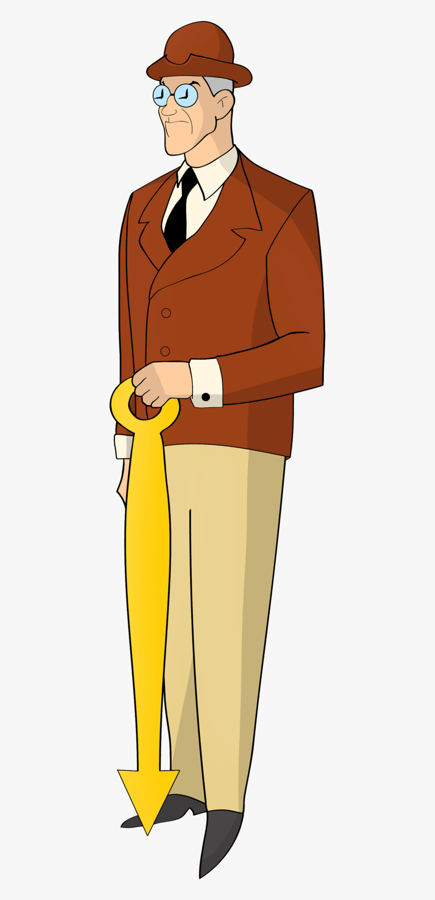 Batman Animated Clock King, HD Png Download
