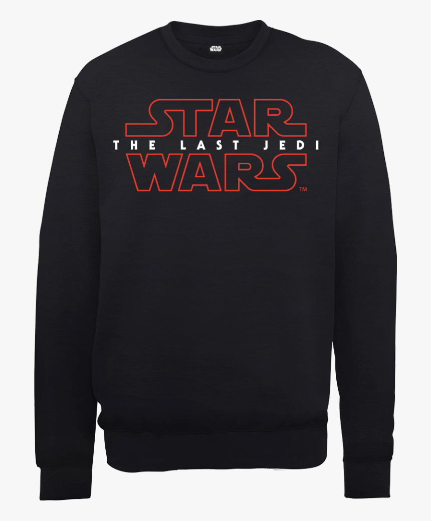 Star Wars The Last Jedi Men S Black Sweatshirt - Star Wars Last Jedi Sweatshirt, HD Png Download