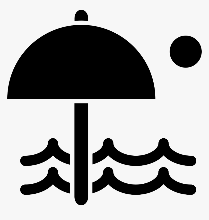 Umbrella - Beach Icon Svg, HD Png Download