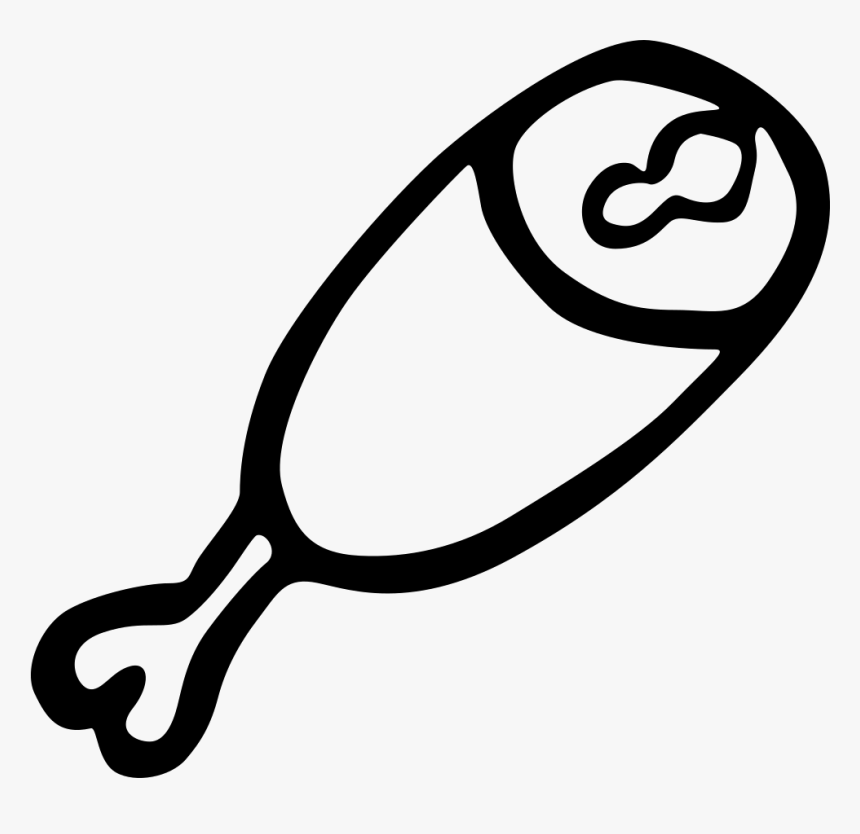 Meat Piece With Bone For Carnivore - Carnivore Icon, HD Png Download