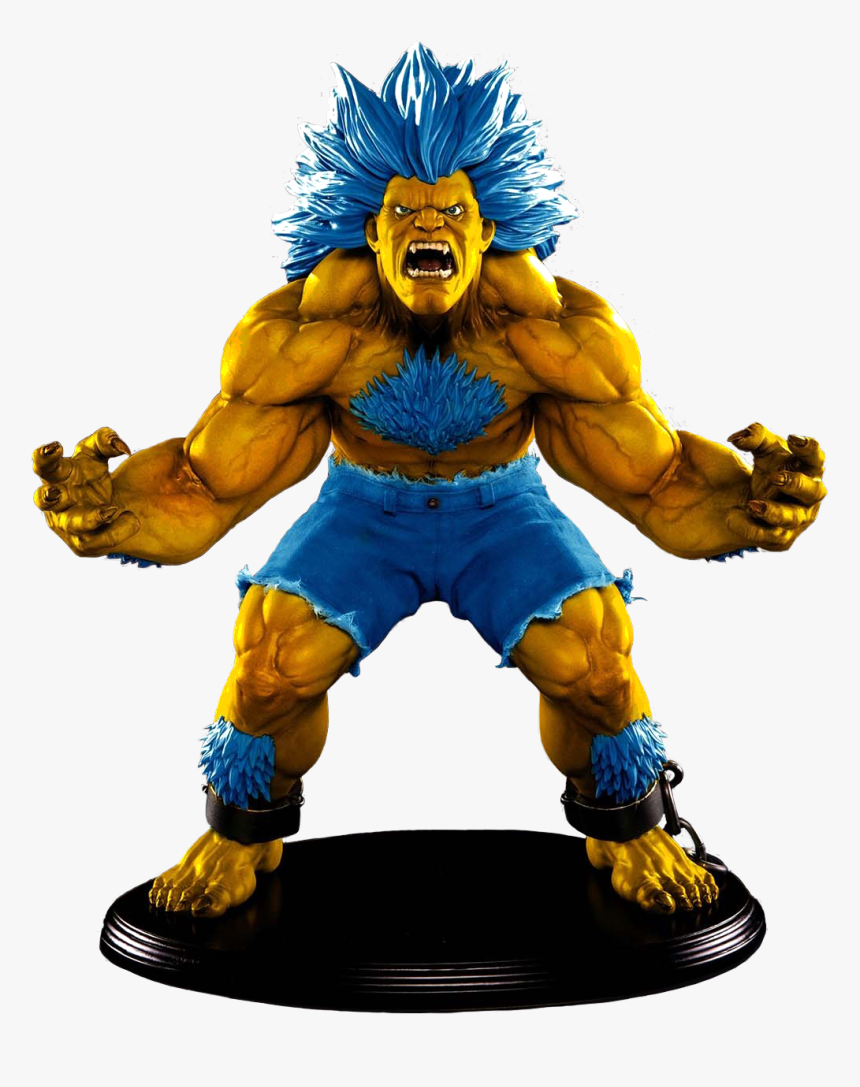 Player 2 Exclusive Blanka 1/4 Scale Statue - Street Fighter 2 Dhalsim Statue, HD Png Download
