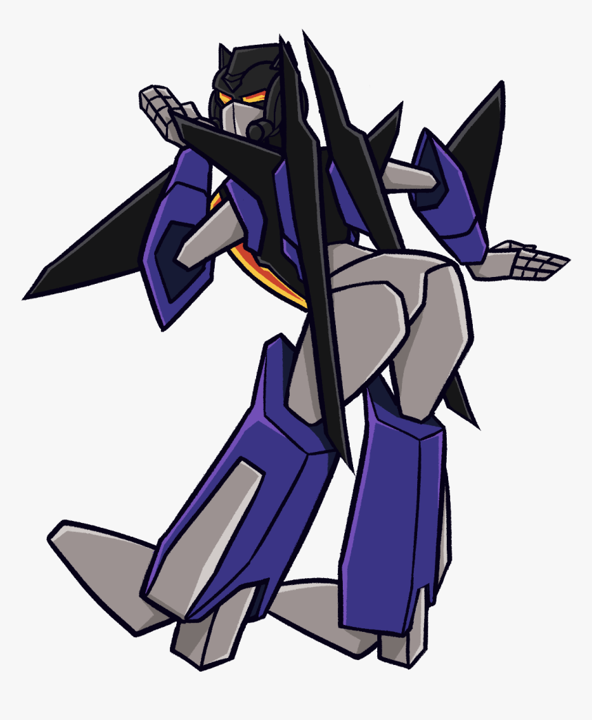 Bw Starscream - Cartoon, HD Png Download