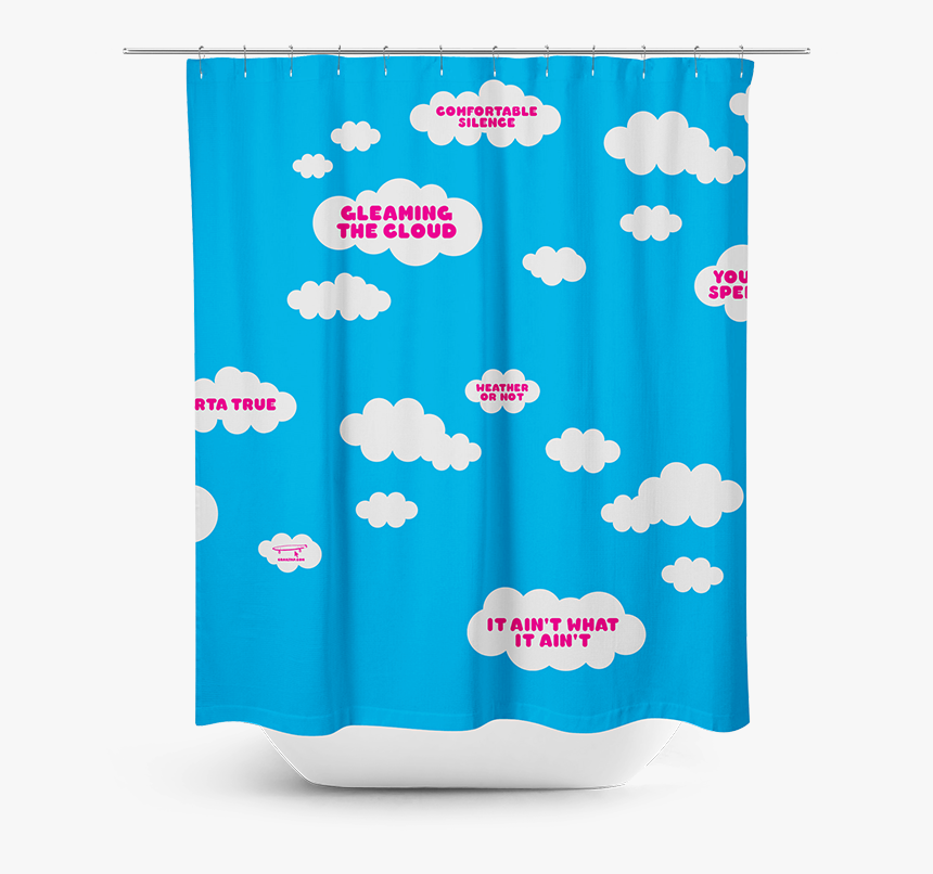 Cloudy Morning Shower Curtain - Crailtap Shower Curtain, HD Png Download