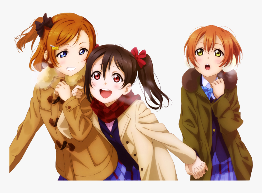 Rin Honoka And Nico, HD Png Download