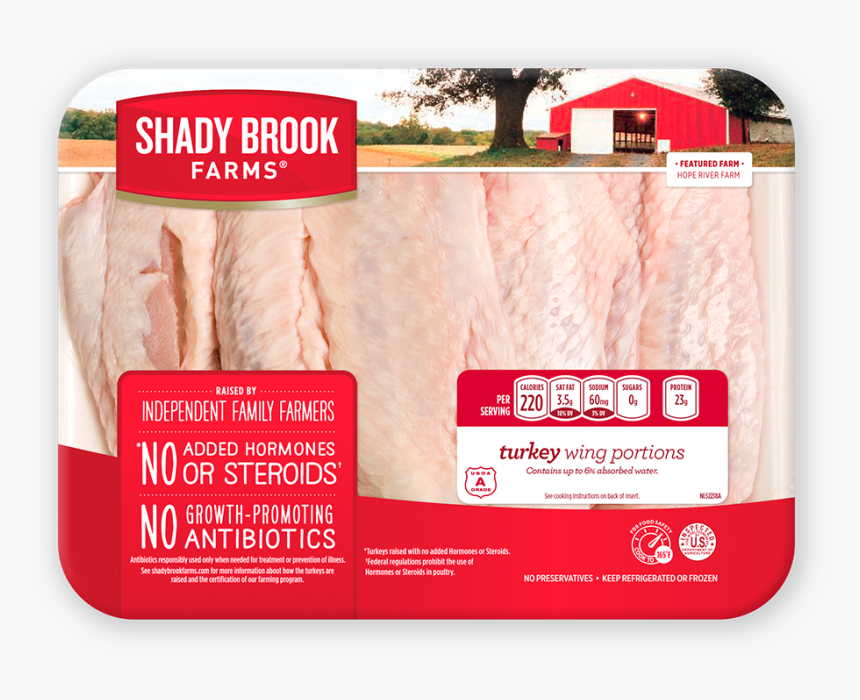 Shady Brook Farms Turkey Wings, HD Png Download