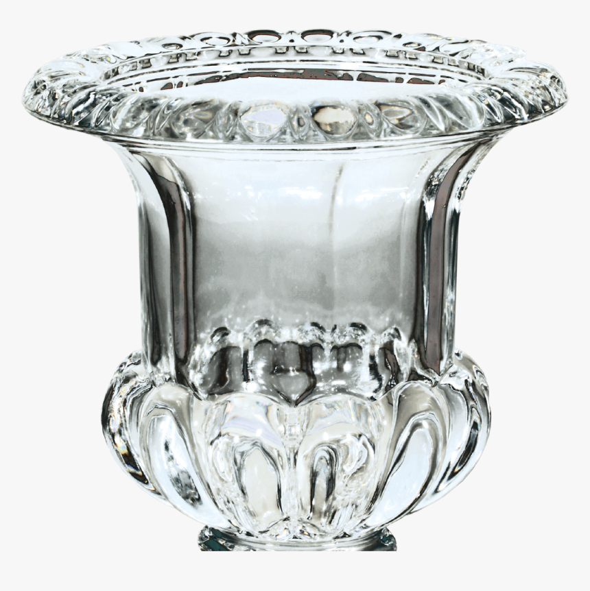 Glass Bowl On Base - Silver, HD Png Download