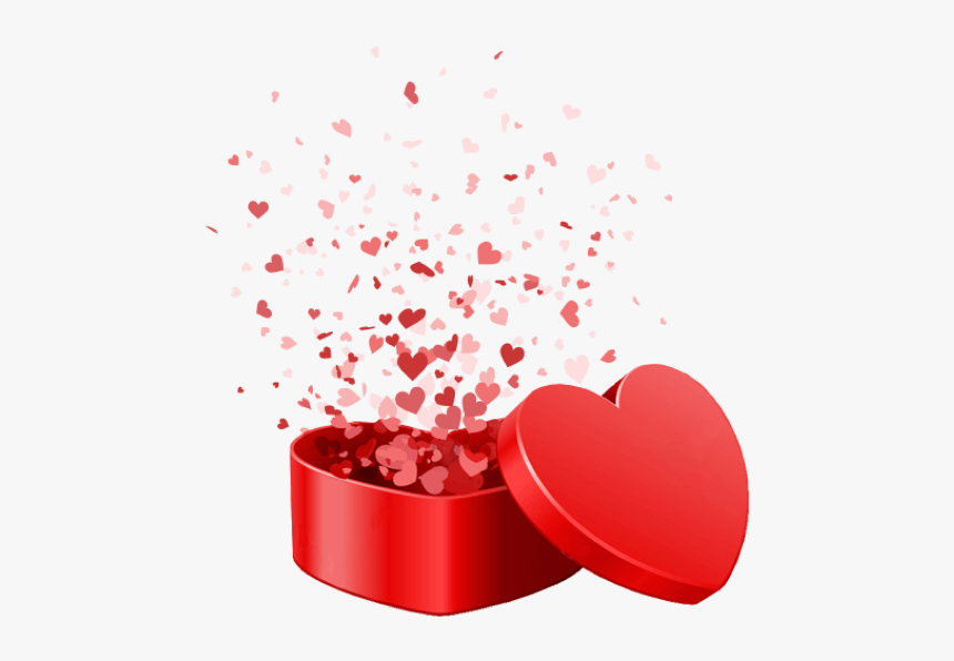 #love #heart #hearts #red #box #redbox #heartshaped - Illustration, HD Png Download