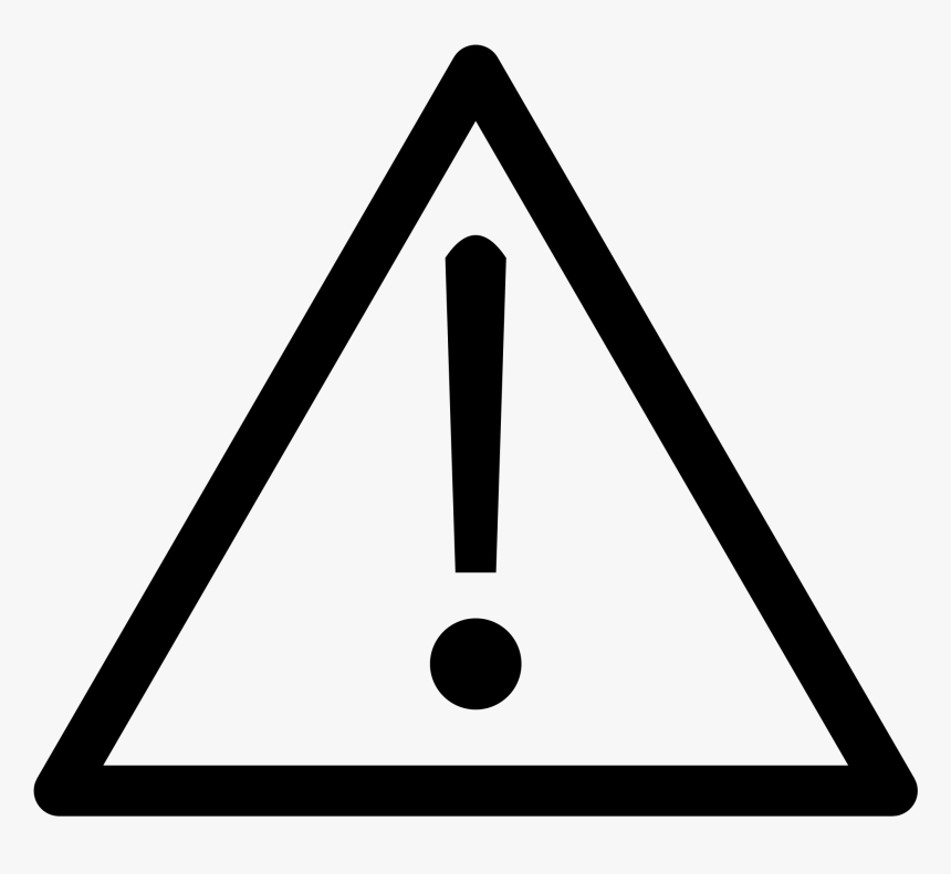 Warning Sign Vector, HD Png Download