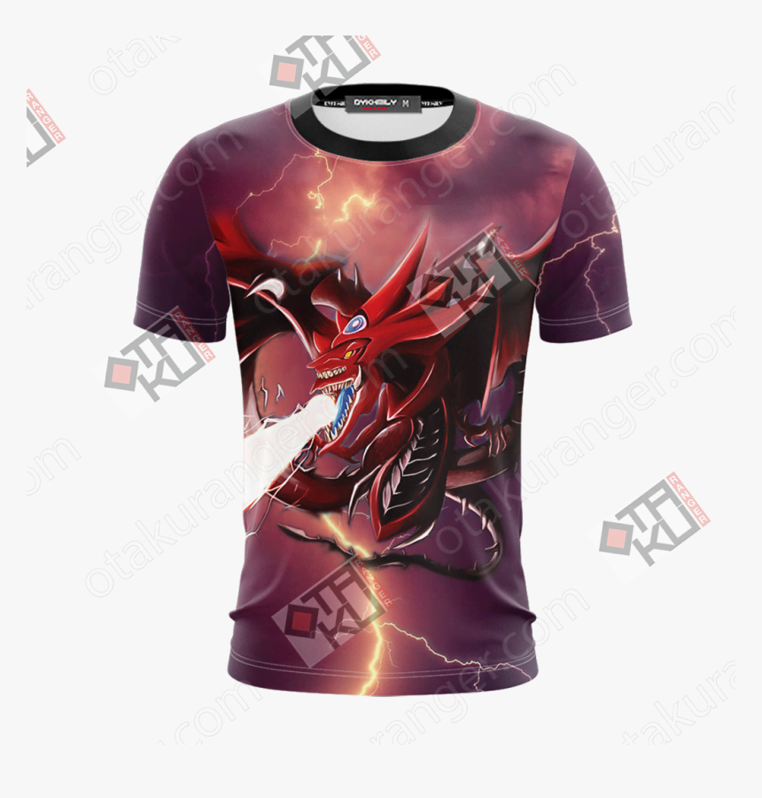 Yu Gi Oh Slifer The Sky Dragon 3d T-shirt - T-shirt, HD Png Download