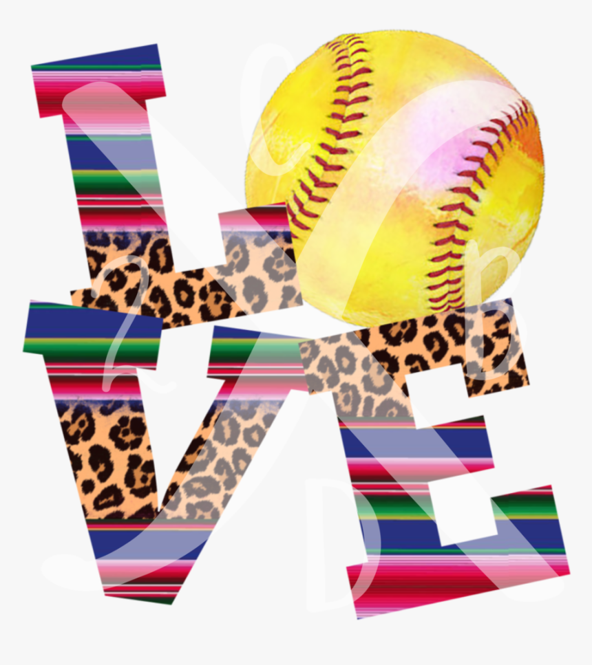 Lovesoftball1, HD Png Download